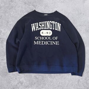 Fruit-of-the-loom Men's Navy and Blue Sweatshirt